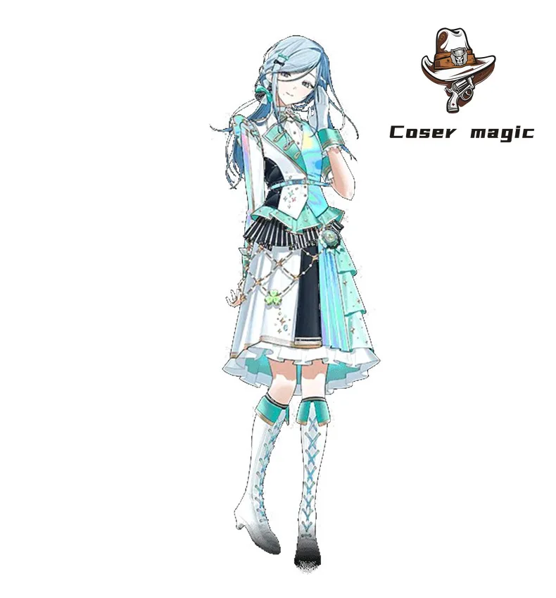 

Game Project Sekai Colorful Stage! Hinomori Shiho Cosplay Costume Uniform Halloween Party for Women Men Carnival Props