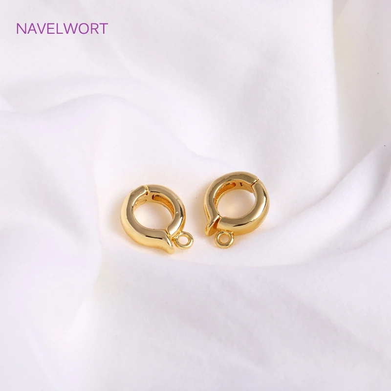 Trendy 18K vergoldet Klapp Halskette Enhancer für DIY Halskette Herstellung Zubehör Messing Anhänger Bail Schmuck Materialien Großhandel – Detail 26