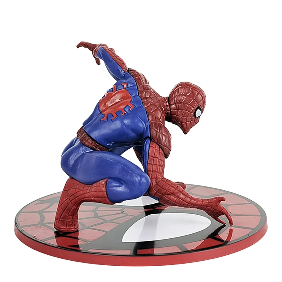 13.5 سنتيمتر المنتقمون عمل الشكل تمثال ثانو الحديد كابتن أمريكا هالك الرجل العنكبوت سبايدرمان لعبة مجسمة دمية