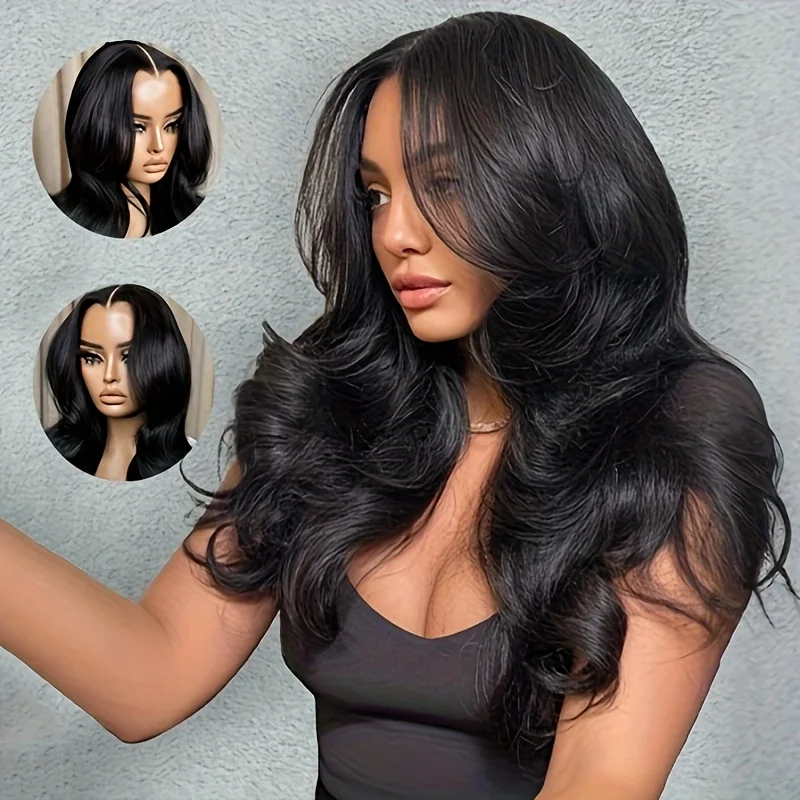 

Парик из натуральных волос с эффектом Body Wave, с HD-кружевной передней частью 13x4, плотность 200%, предварительно выщипанная линия роста волос, с натуральной линией роста волос и baby hair