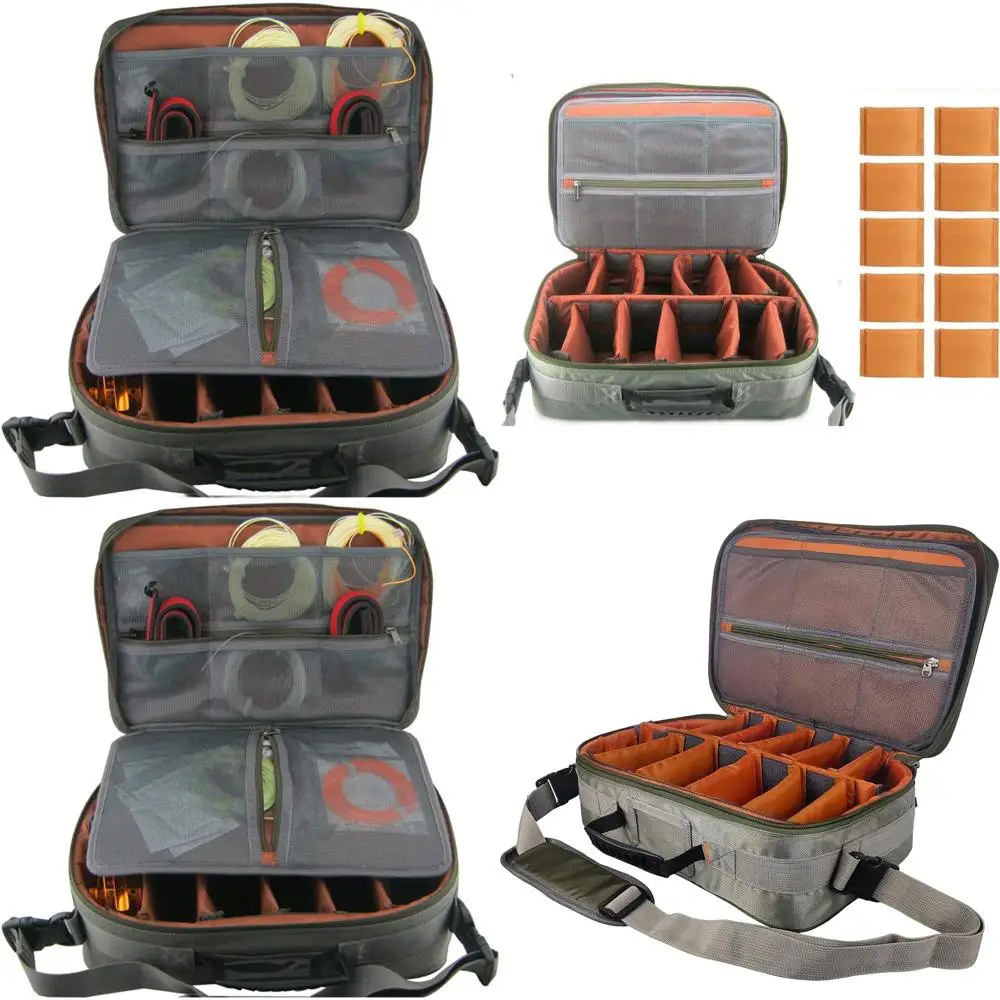 

Mesh Pocket Fishing Reel Case - Conventional & Saltwater Trolling Reel Cover, 15.6x11x5.9 Inches