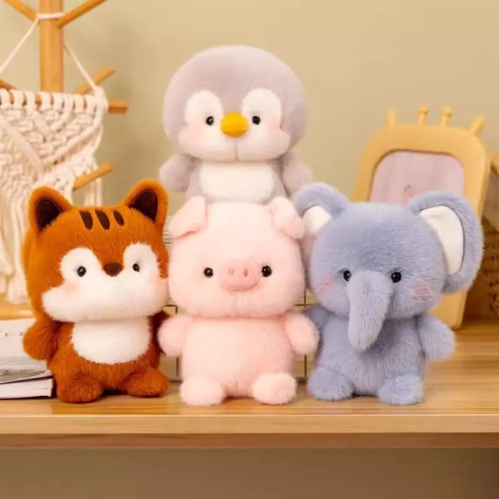 Kawaii Anime Elephant Rabbit Bear Cartoon Desk Companion Doll Learning Partner Birthday Christmas Gift Plush Toy & Hobbies
