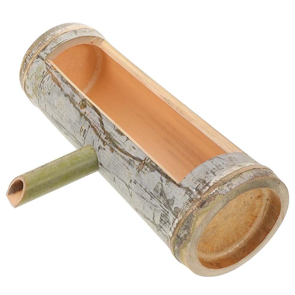 

Bamboo Water Accessories Fish Tank Decorations Handmade Fountain Spout Ornaments Garden Pond Zen Feature Aquarium