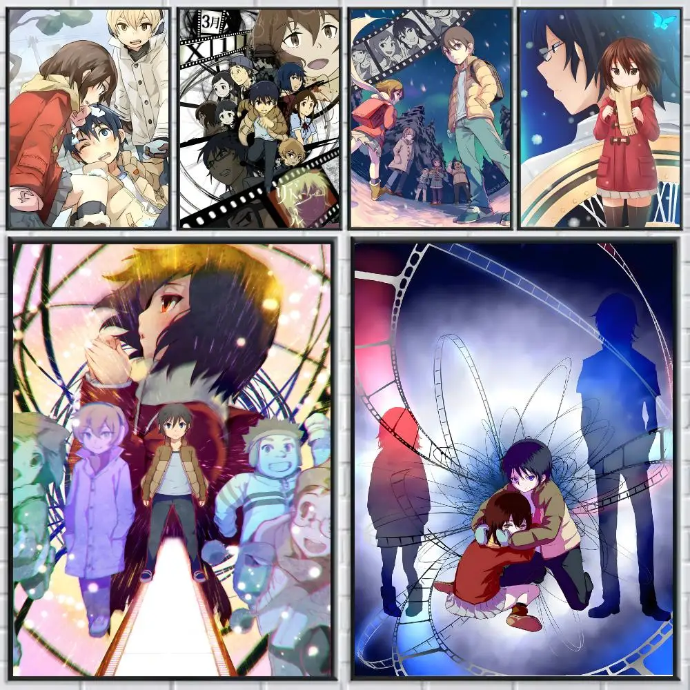 Anime E-ErasedS Poster HD Self-adhesive Waterproof Paper Sticker Suitable For Living Rooms Bedrooms Home Decor