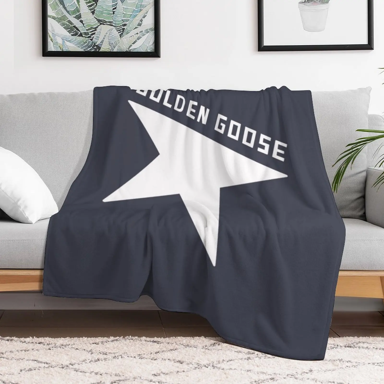 Black and white inspired Golden Goose Throw Blanket Fashion Sofas Bed Fashionable Blankets