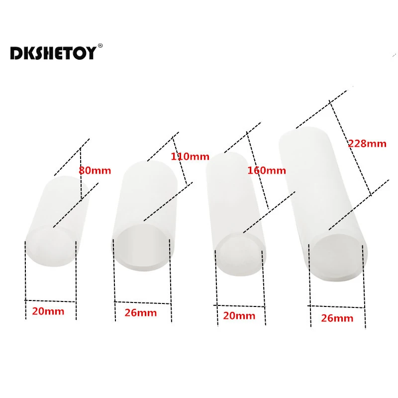 Silicone Sleeve For Penis Various Size Penis Sleeve Extender Adult Supplies Enlargement Extender Stretcher Pump Glans Cap Sleeve