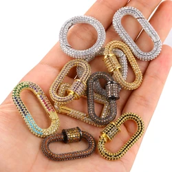 Juya handgemaakte kleurrijke decoratieve koperen hanger spiraalvormige karabijnhaaksluitingen accessoires voor doe-het-zelf vrouwen mesh kettingen sieraden maken
