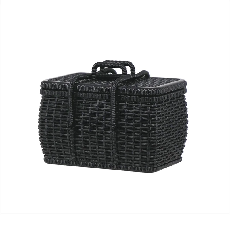 1/6 Dollhouse Model Furniture Accessories Bjdob11 Mini Braided Bamboo Baskets/Picnic Rattan Baskets, 4