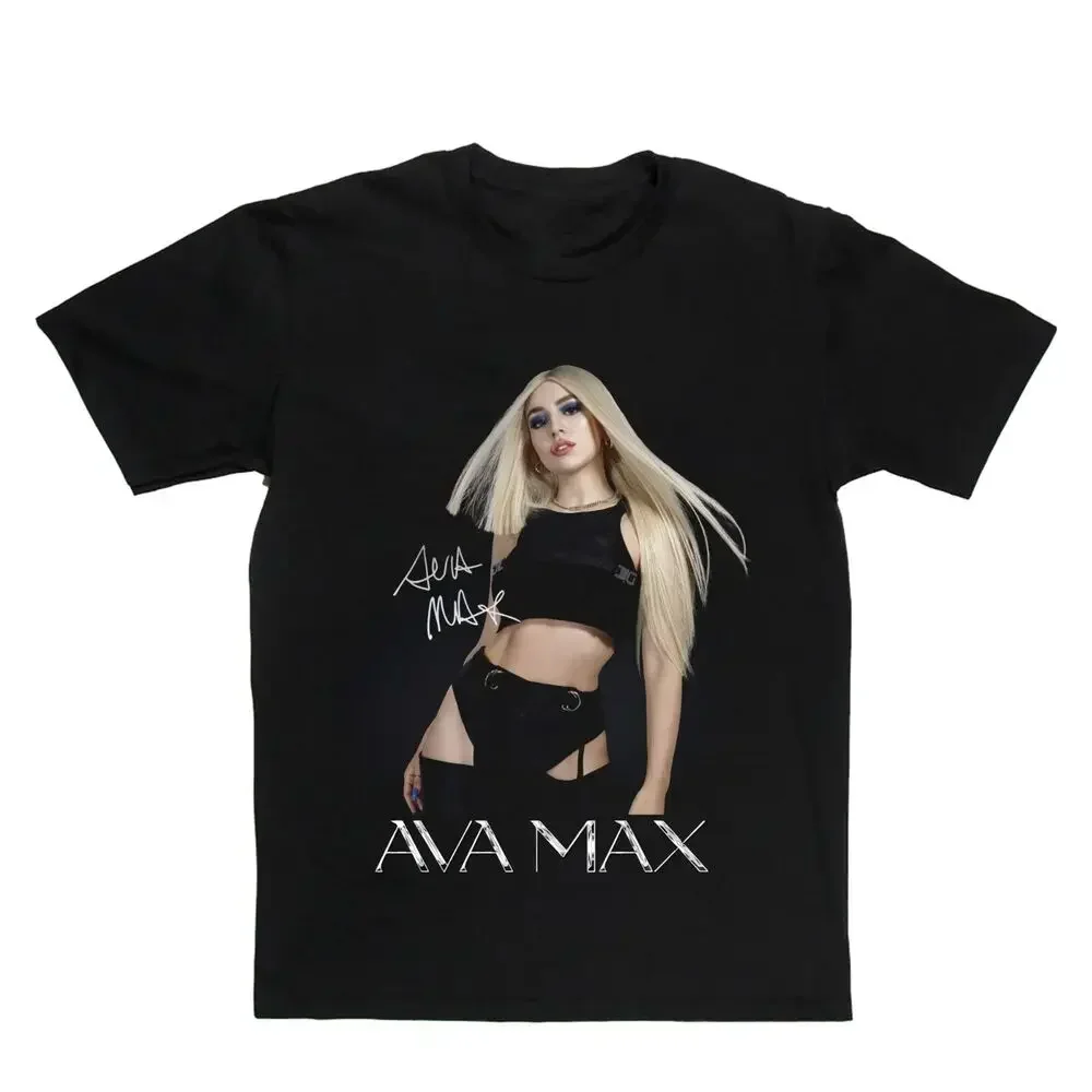 NG New Rare Ava Max Signature Gift For Fans Unisex T-Shirt Fit quick-drying short-sleeved top graphic t shirts