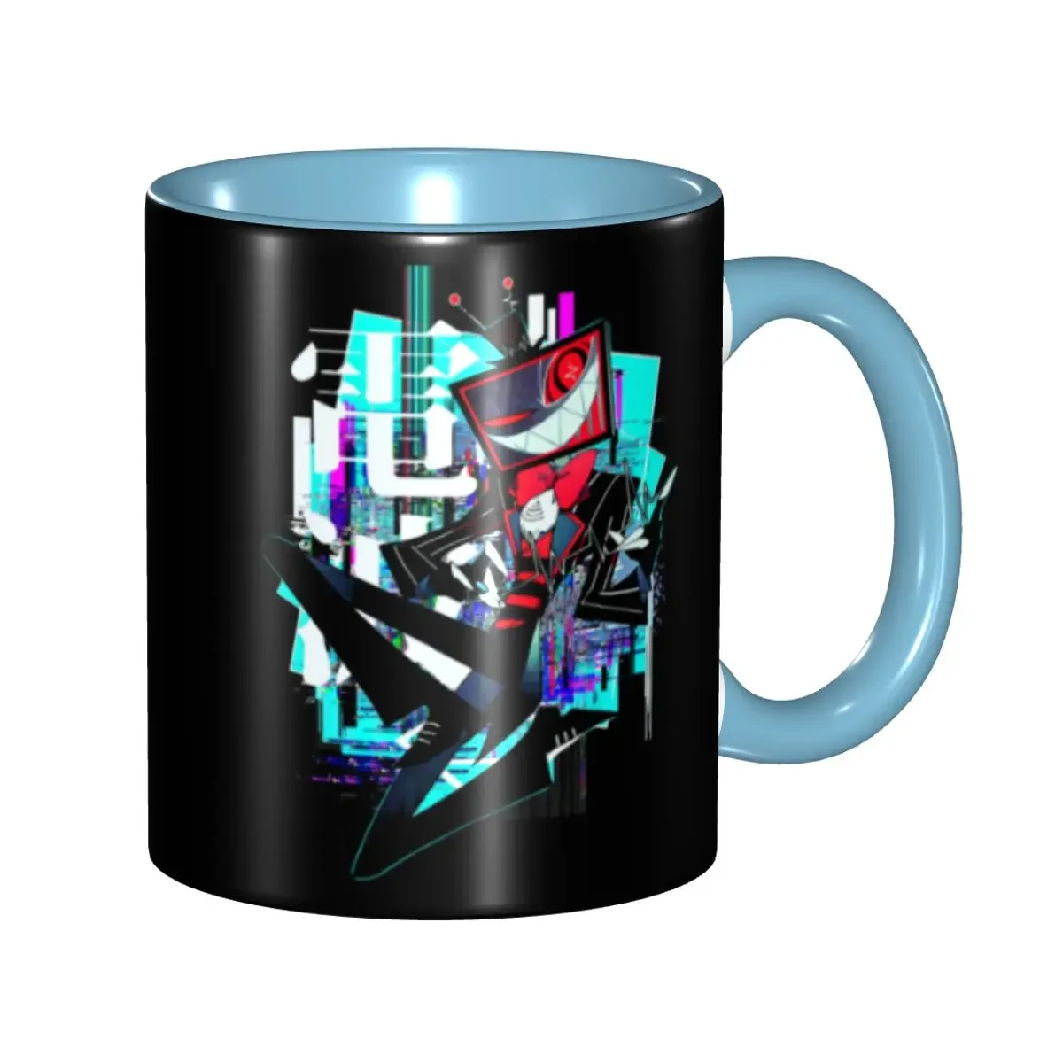 

Hazbins Anime Animation Hotel Vox Mug Customized Ceramic Coffee Mug Creative Present