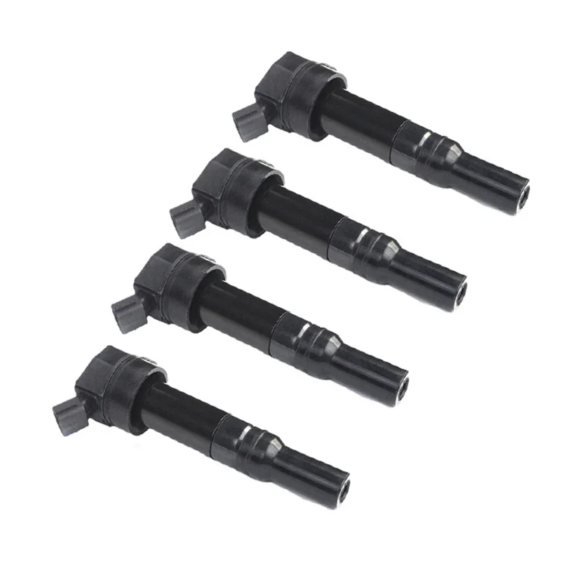 27301-3F100 4Pcs Ignition Coil High Voltage Package for Hyundai Kia 2.4 2009-2014