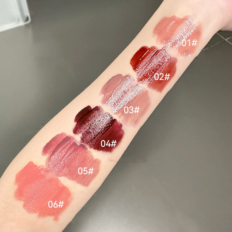 Laque à lèvres hydratante Suximei Da - Finition gelée de verre, style coréen, illumine le teint