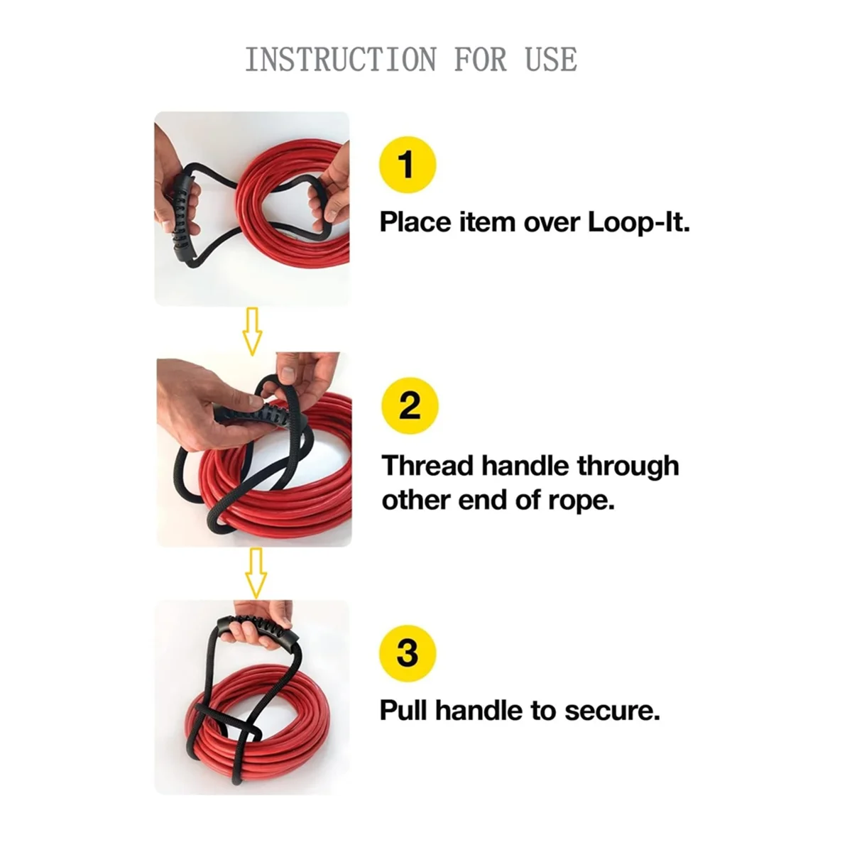 5pcs Storage Strap Heavy-Duty Hook and Loop Cord Carrying Strap,and Organizer with Handle for Pool Garden Hoses Cables