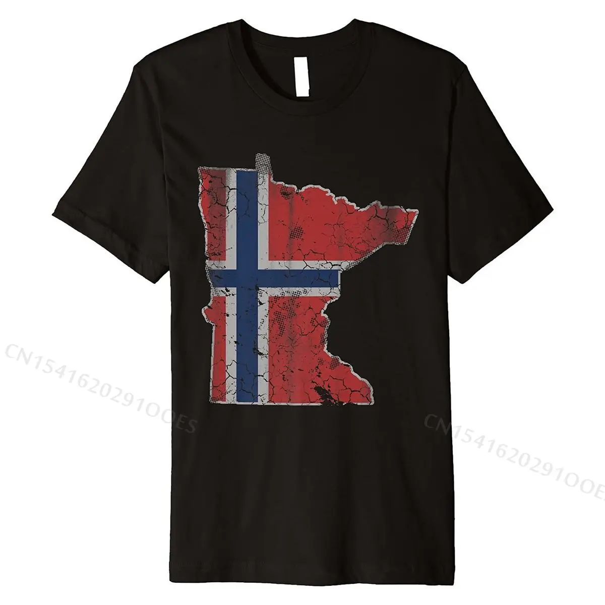 Minnesota Norwegian T-Shirt Norway Norge Shirt Gift Brand New Casual Tshirts Cotton Tops Shirt for Men Casual