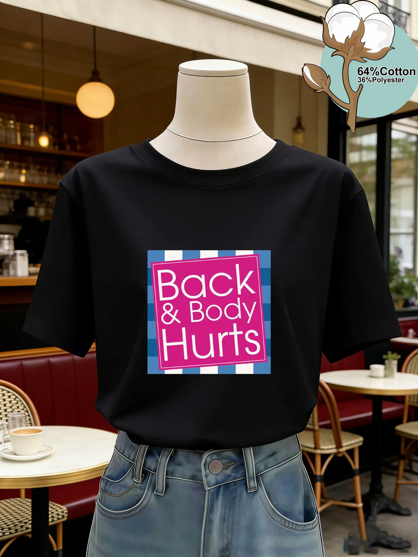 Women's 64% Cotton 