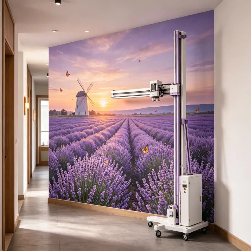 Restaurant Wall Art UV Printer Vertical Inkjet 3D For Acrylic Glass Wood Metal Canvas Menu Board Wall Mural Printing Customized