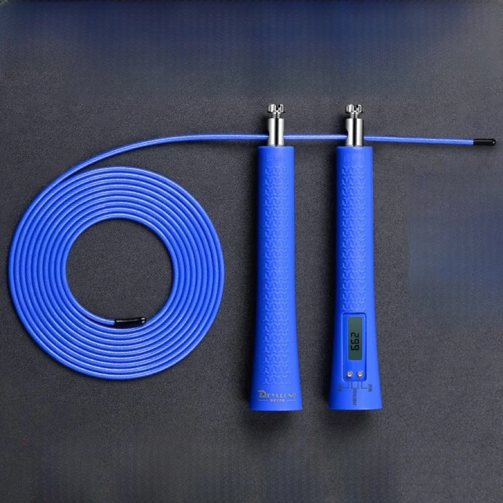 electronic-timer-counting-speed-rope-jumping-rope-for-students-examination-competition-dyl2-steel-wire-rope-fitness-equipment