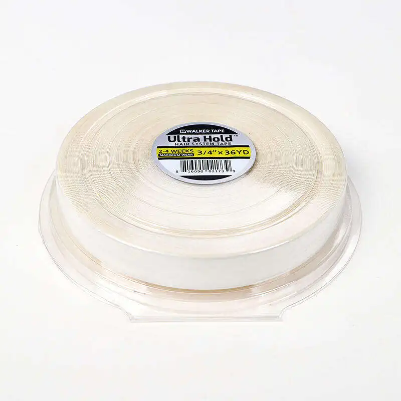 3/4inch(1.9cm) 36yard Ultra Hold Hair System Tape Double Sided Adhesive Tape for Toupee Wig Hair Extensions 2-4 Weeks Lasting view 4