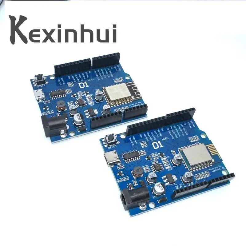 الالكترونيات الذكية ESP-12F ESP-12E WeMos D1 WiFi uno القائم على ESP8266 درع لـ Arduino متوافق مع IDE