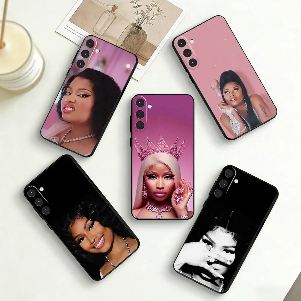 N-Nicki Minaj Female R-Rapper Phone Case For Samsung Galaxy A73,A72,A71,A70,A53,A52,A51,Others Soft Black Cover