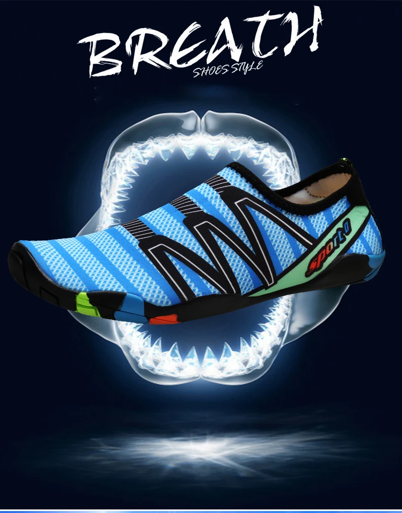 Männer Wasser Schwimmen Schuhe Frauen Turnschuhe Barfuß Strand Sandalen Upstream Aqua Schuhe Schnell Trocknend Fluss Meer Tauchen Surfen Meer – Detail 2