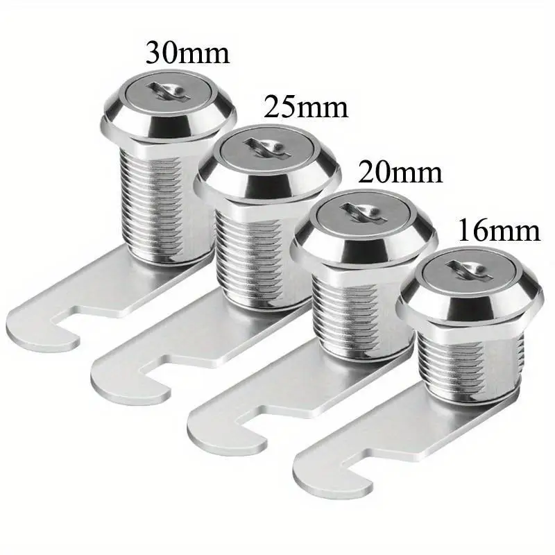 1Pc Drawer Locks with 2 Keys 16mm 20mm Cam Locks for Office Desk Cabinet Letter Box Hardware