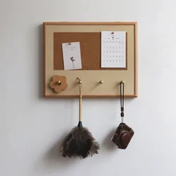 Aesthetic Room Decor Distribution Box Brass Hanging Coat Hook Electric Box Cover Painting Elegant Decorative Wall Plate for Home