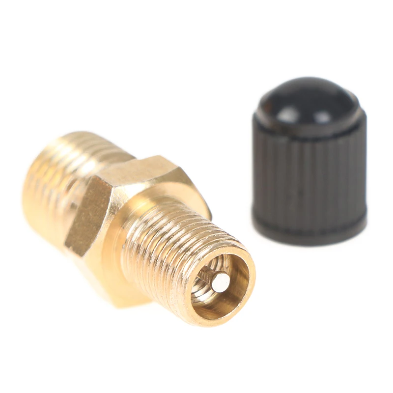 1/4 NPT 1/8 NPT M10*1 Automobile Tire Valve Core Motorcycle Tubeless Tire Screw Valve Tire Pressure Monitoring Tire Copper Valve