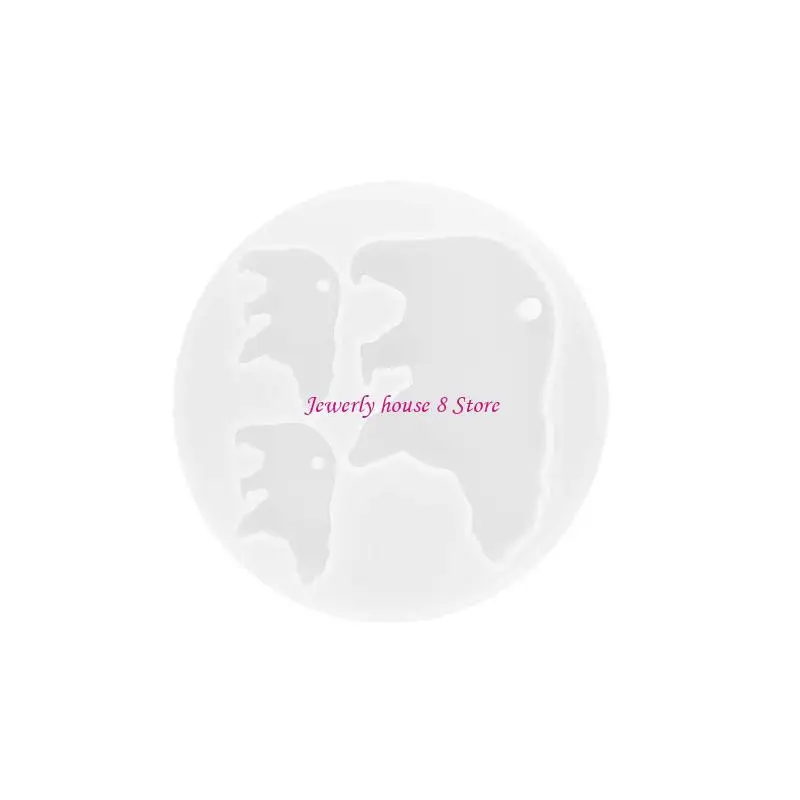 مجموعة قوالب قلادة ساحرة من السيليكون قابلة لإعادة الاستخدام، تصميمات دب الفيل، مستلزمات صناعة المجوهرات للحرف اليدوية الإبداعية