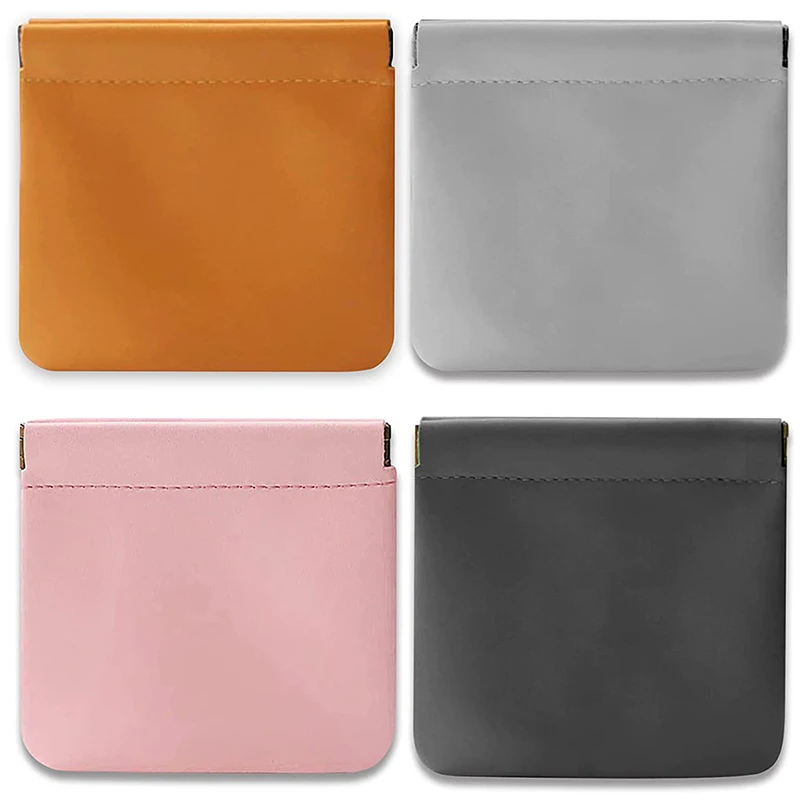 Mini Portable PU Leather Earphone Bag Headphone Accessories Storage Mini Earbuds Package Case For Cable Dropship