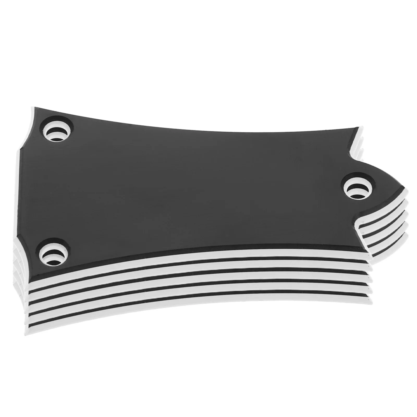 

1 Set Black Metal Bell Shape Truss Rod Cover Plate For Electric Guitar Bass Headstock Protection Maintenance Stage Performance