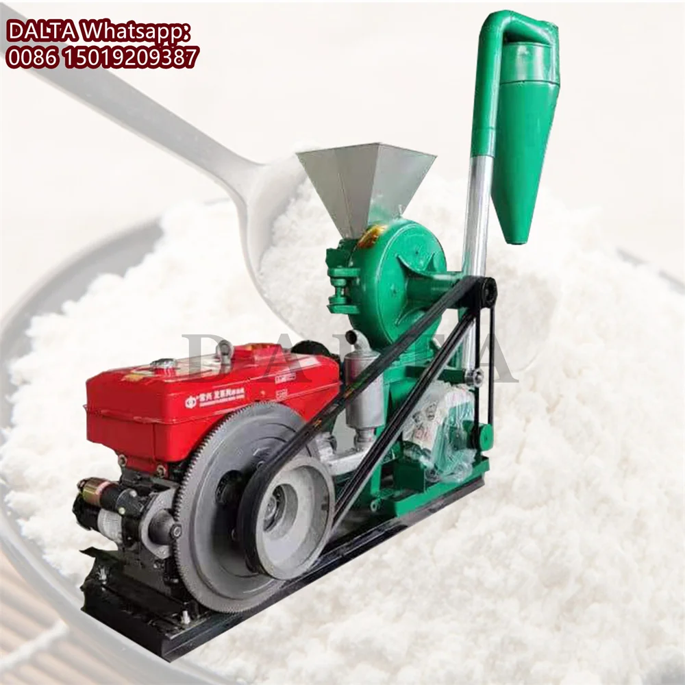 20HP Diesel Engine Corn Grinder Grinding Machine Flour Hammer Milling Machine Cassava Corn Maize Mill