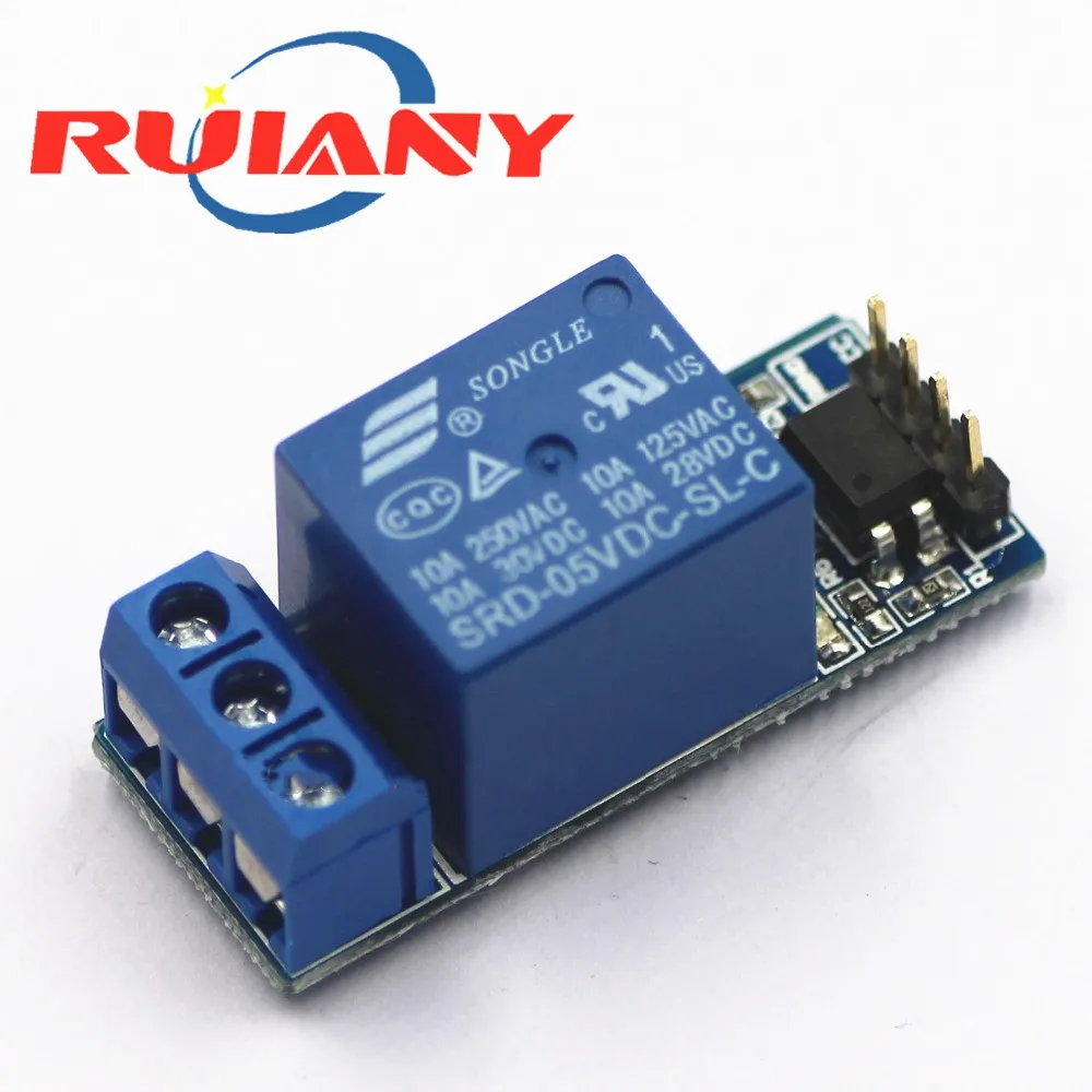 one 1 channel relay module, with optocoupler isolation, fully compatible with 3.3V and 5V Signal, relay control