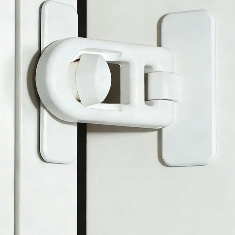 Durable Plastic Baby Safety Lock Useful Kids Security Protection Refrigerator Door Latch Multifunction Cabinet Drawer Lock