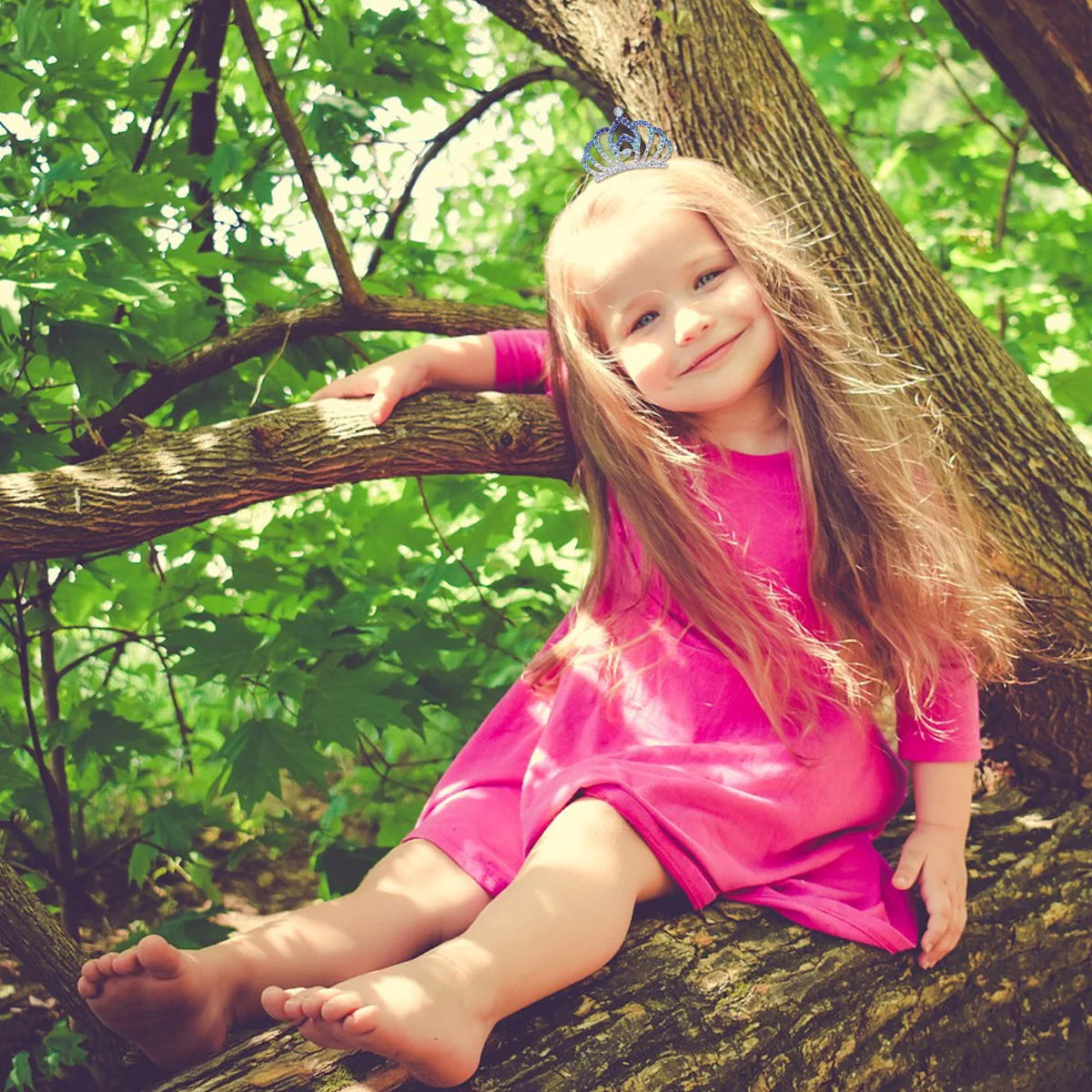 

Crystal Tiara Crown Comb -Class Material Lightweight Durable Performance Prom Party Birthday Pageant