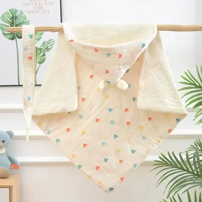 Зимнее уличное одеяло-кенгуру для больниц и пеленание, утолщенное детское одеяло с хлопковым наполнителем для новорожденных