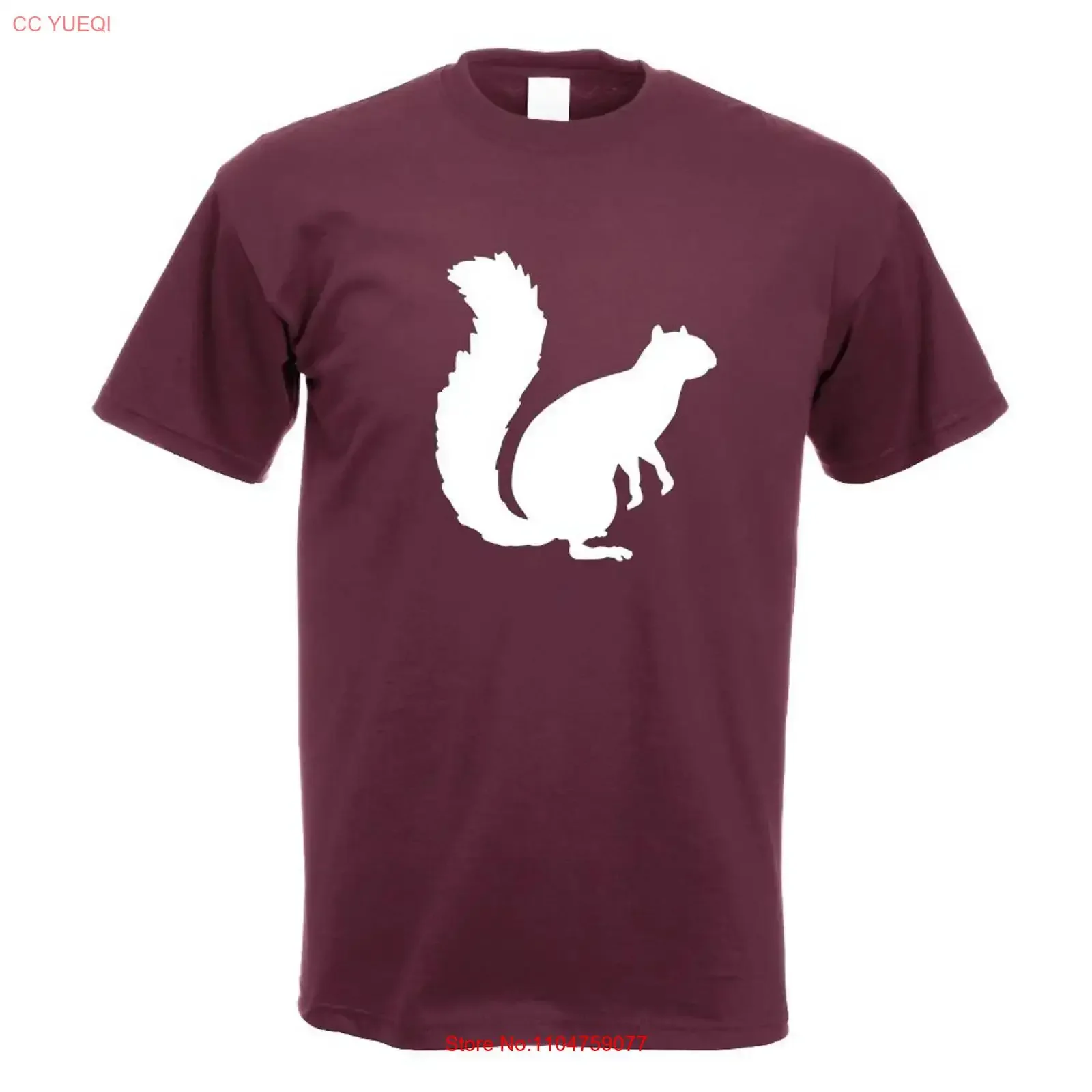 Squirrel T Shirt Print Funshirt Design vintage Washed Comfortable graphic Versatile designer clothes Top For Everyday Wear