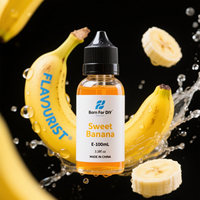 Flavourist Banana Water Solubility Flavor Concentrate 10ml 30ml 50ml 100ml In Bottle For Diy Add Aroma Flavor