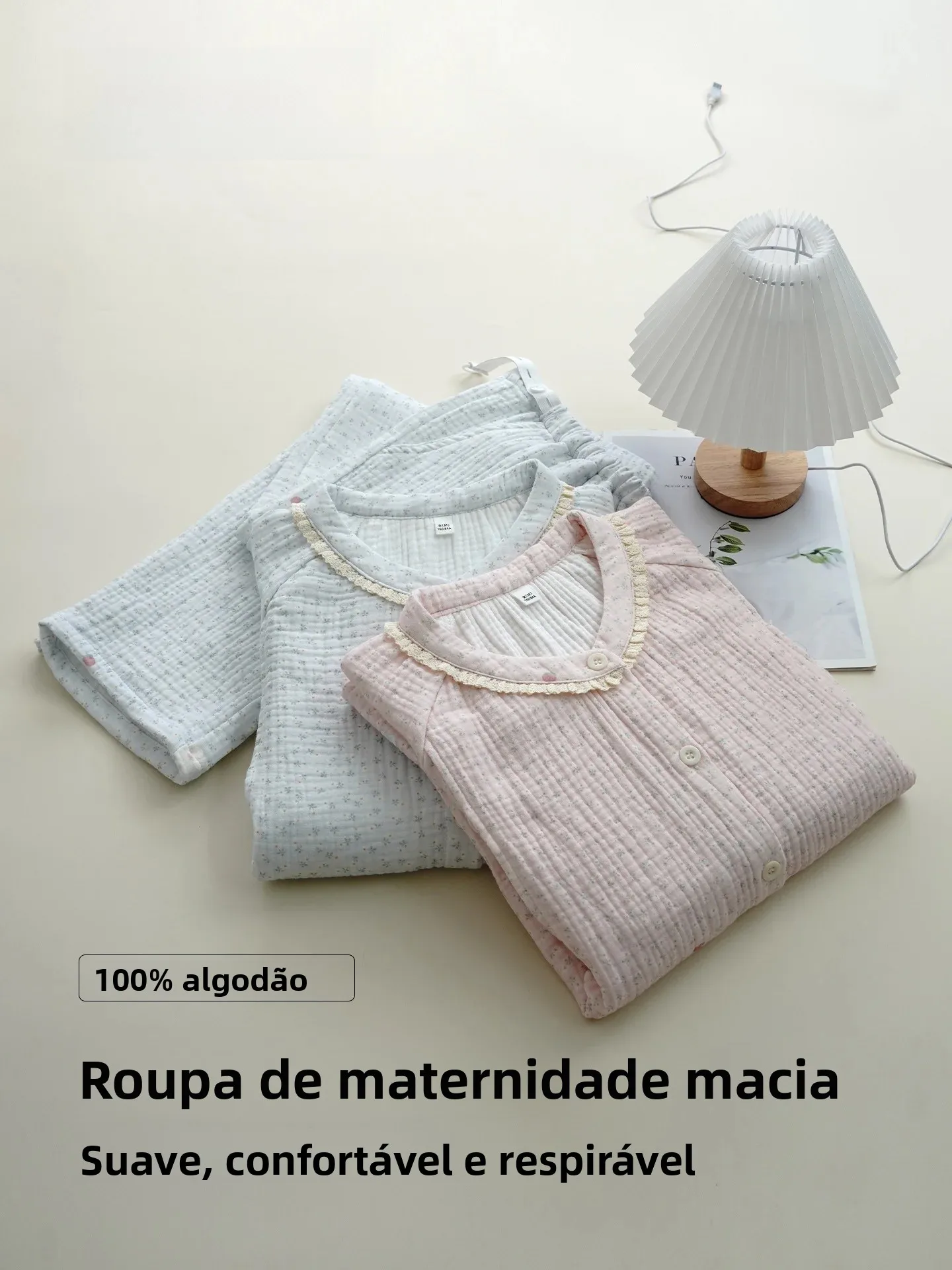 2026-new-pure-cotton-four-layer-gauze-maternity-sleepwear-set-breastfeeding-nightgown-autumn-postpartum-home-clothes-long-sle