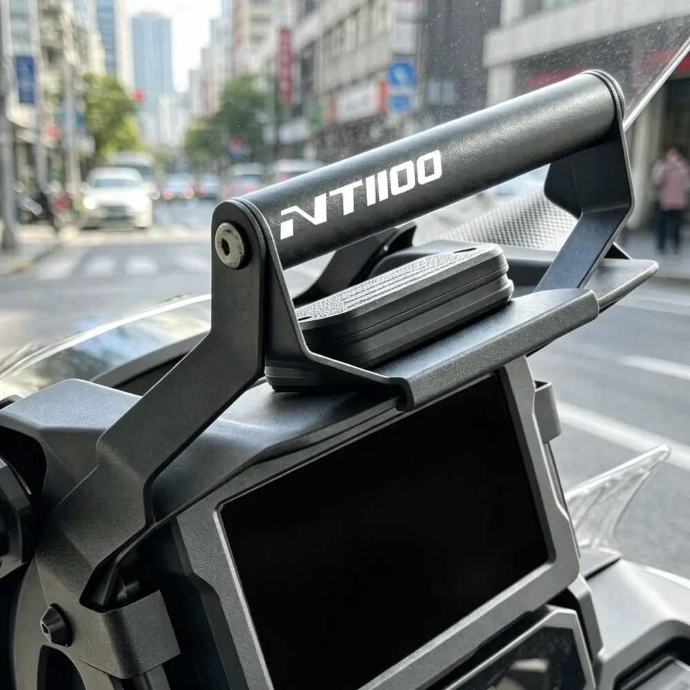 Image of 2026 Neuer NT 1100 Motorrad-GPS-Navigations-Telefonhalter mit Anti-Vibrations-Halterung und Lenkerverlängerung für Honda NT1100 2025 2027
