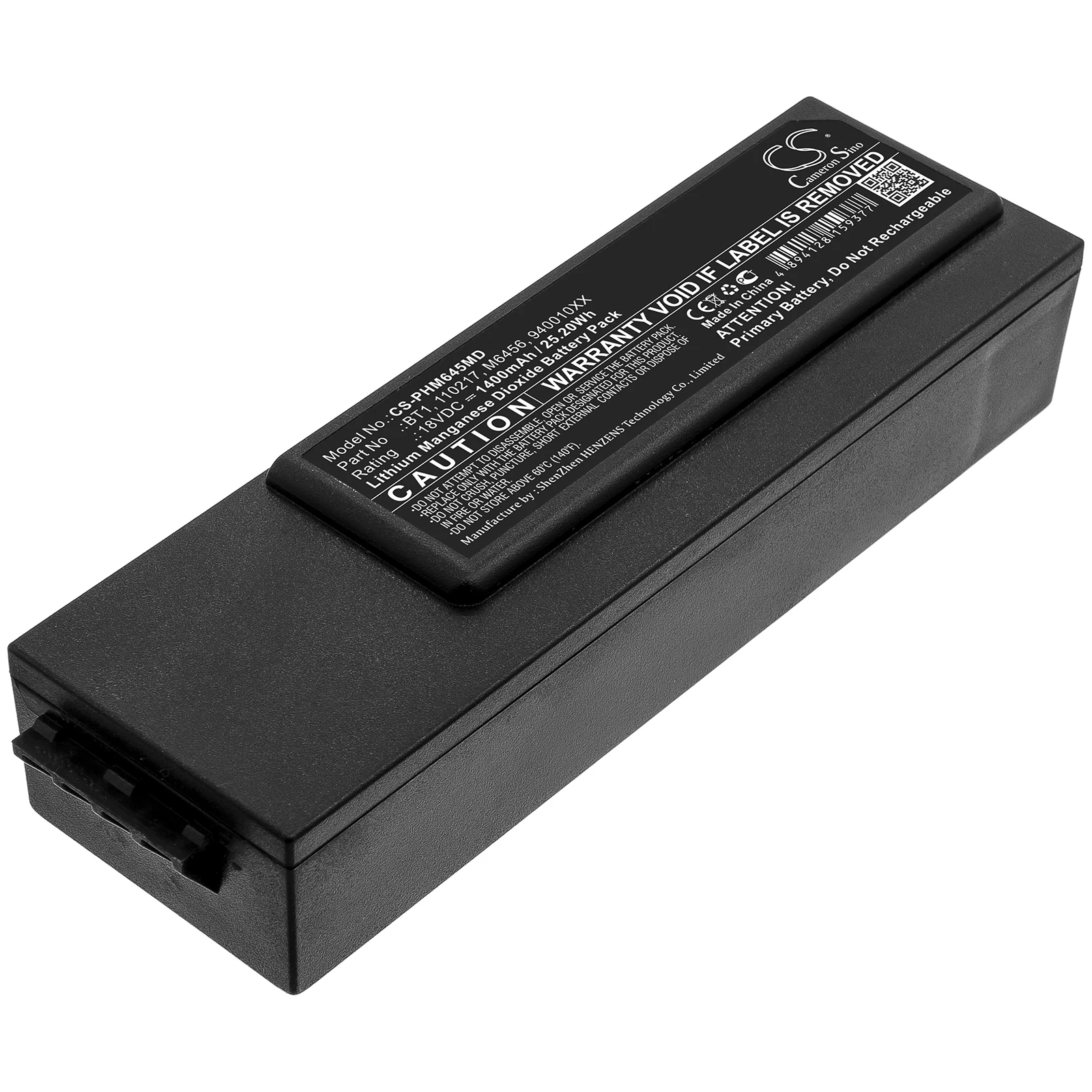 

18V 1400mAh Medical Battery BT1,M6456 for Philips defibrillator ForeRunner 1 FR1,AED BT1,940010XX,Forerunner E,S,EM,94030XX