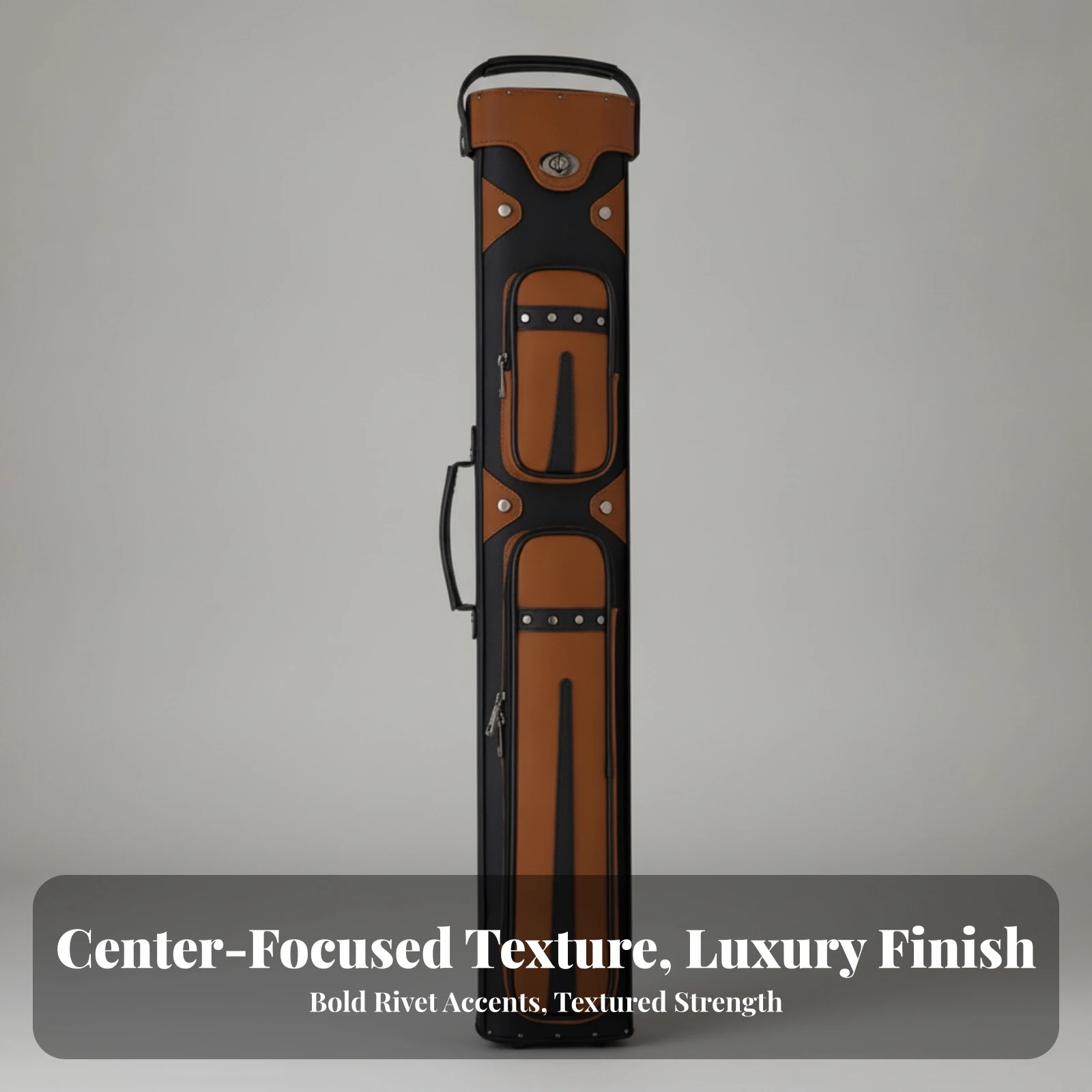 Pool Cue Case Structured Billiard Cue Case Slim Lightweight for Travel, Tournaments