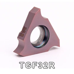 MZG 10pcs TGF32R 050 080 100 110 120 125 130 140 150 160 170 Vertical Shallow TGF 32R CNC Lathe Carbide Grooving Inserts TGF