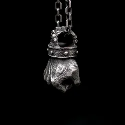 Fine Handmade Fist Hammering Gesture Car Pendant Men's and Women's Jewelry Accessories  Decor