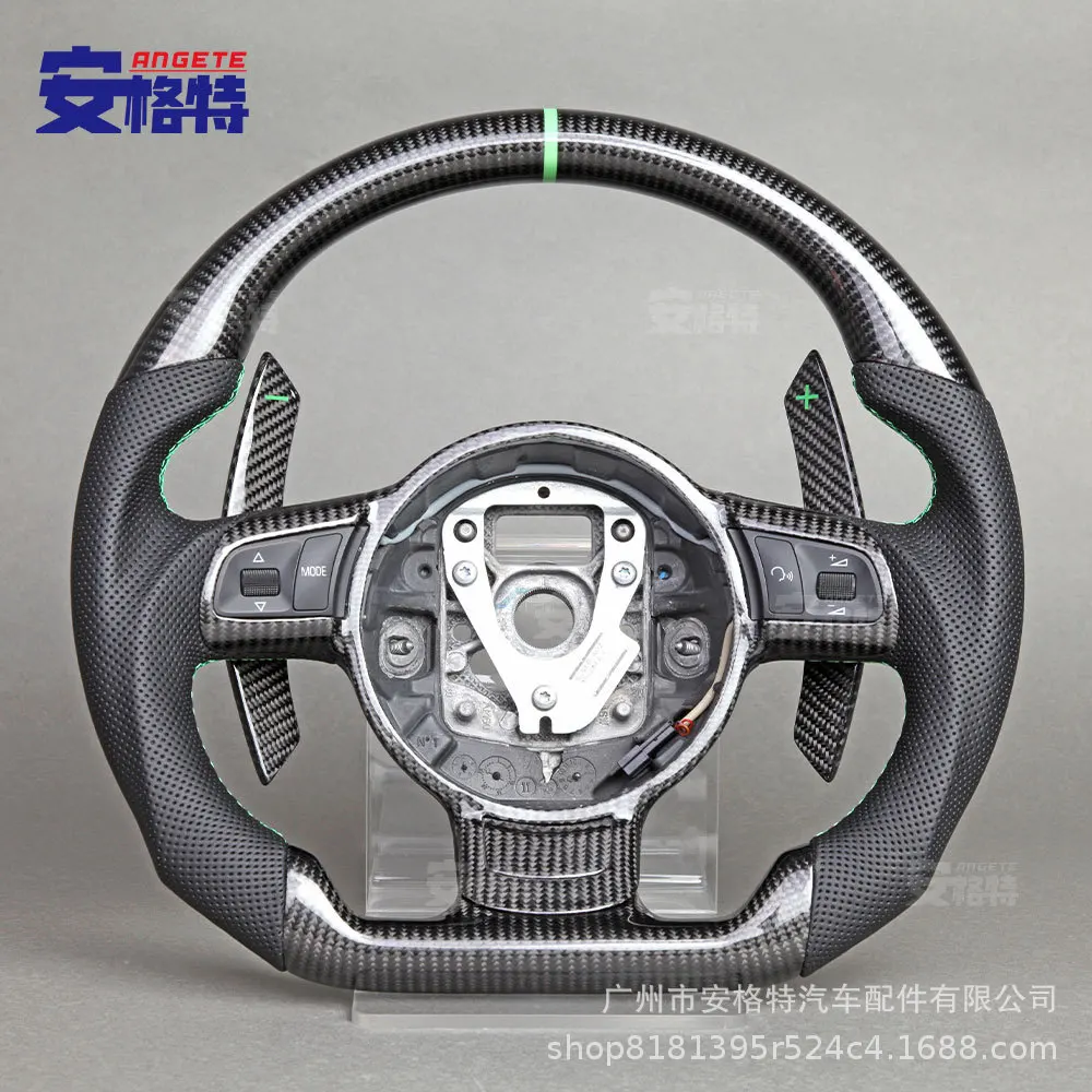 

Applicable to:Carbon fiber steering wheel assembly for Audi R8 TT SQ5 s3 modified paddle