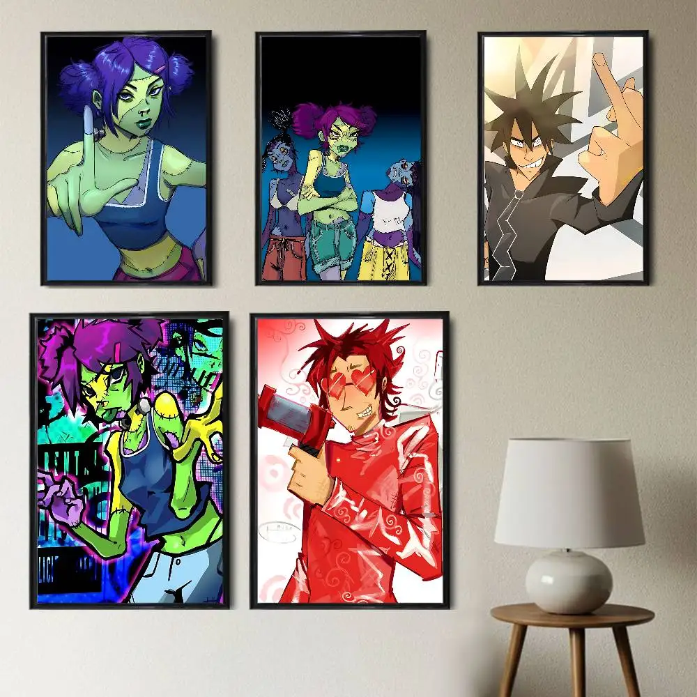 Powerful Rock MSI J-Jimmy Urine Poster HD Art Wall Waterproof Home Living Room Bedroom Bar Aesthetic Decoration