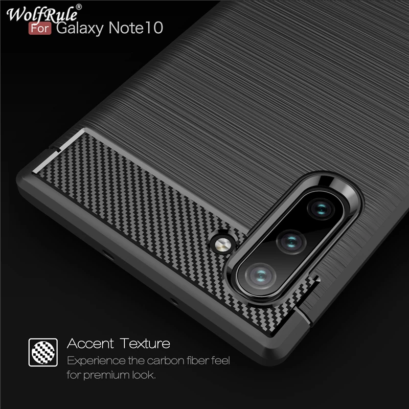 Case For Samsung Galaxy Note 10 Case Shockproof TPU  Carbon Fiber Cover For Samsung Note 10 Cover Case For Samsung Note 10 Plus