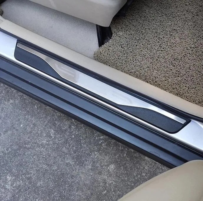 For Mazda 3 2014-2020 2021 2022 Sedan Hatchback Stainless Scuff Plate Door Sill Protector Trim Cover Pedal Car Styling Accessory