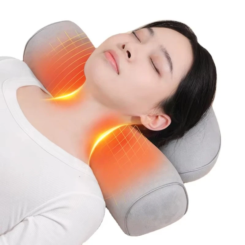 

Far infrared electric heating herbal pillow cervical massage pillow belt neck traction device massager device