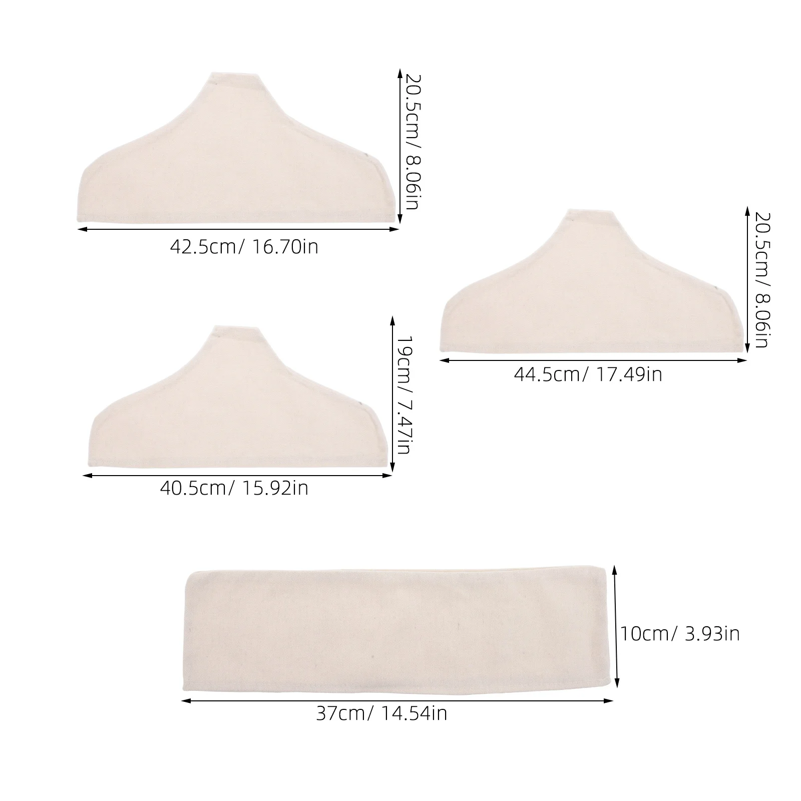 4 قطعة منصات شماعات المضادة للانزلاق التوافق العالمي غطاء شماعات النسيج منع الانزلاق الحفاظ على نظافة الخزانة #4